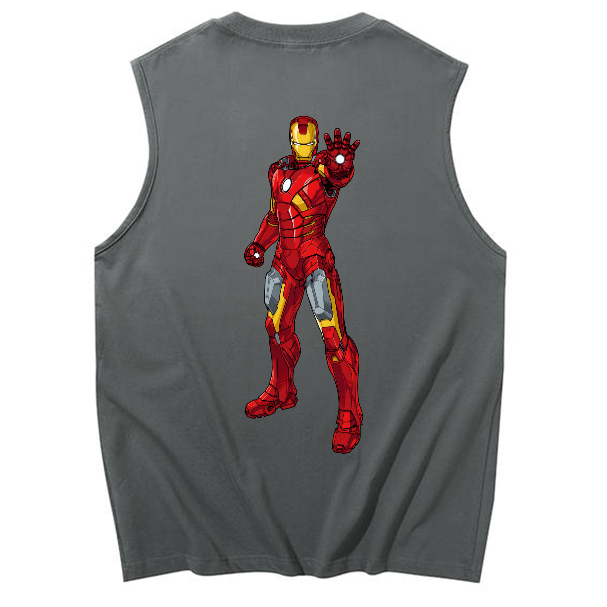 （画像用） アベンジャーズ The Avengers コットン100％タンクトップ（背面プリント）
